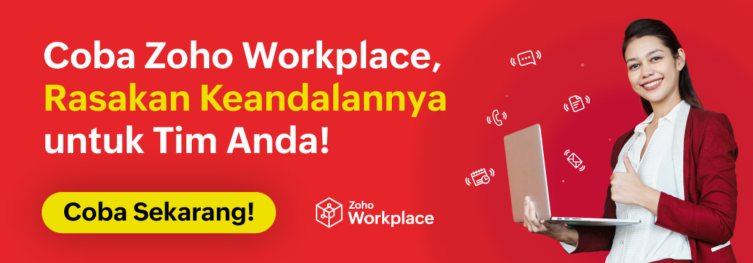 Uji coba gratis Zoho Workplace