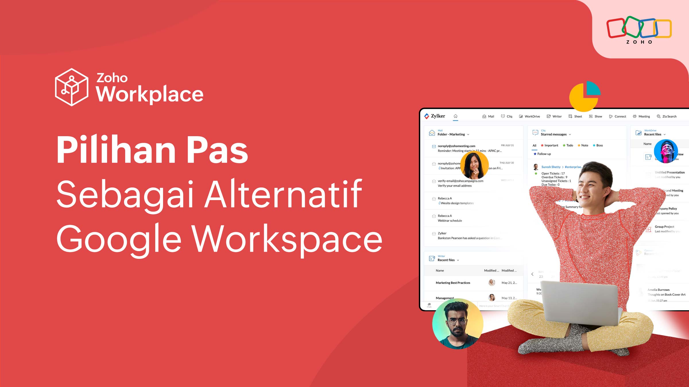 Perbedaan Zoho Workplace sebagai alternatif Google Workspace