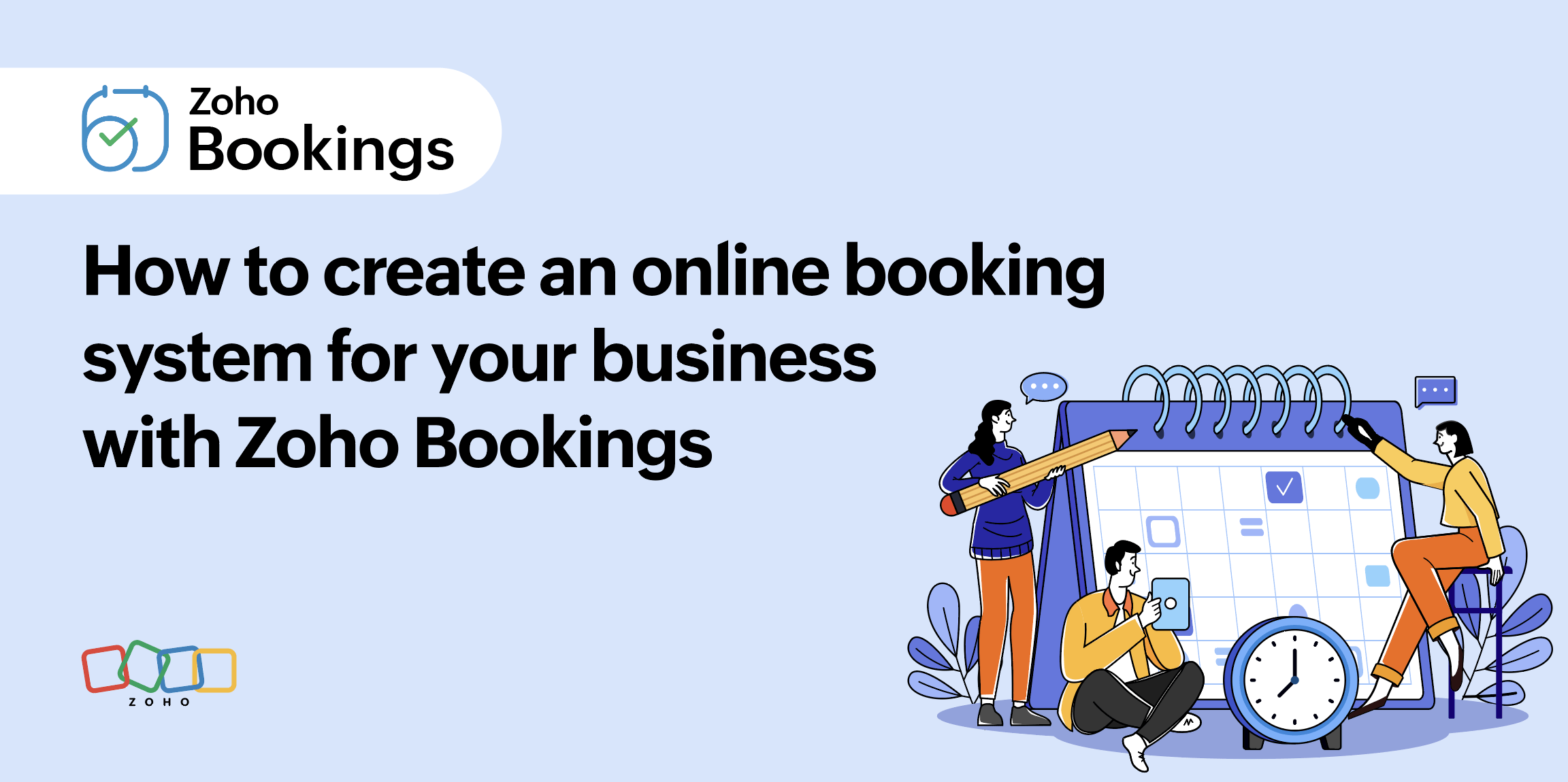 How to create an online booking system for your business with Zoho Bookings