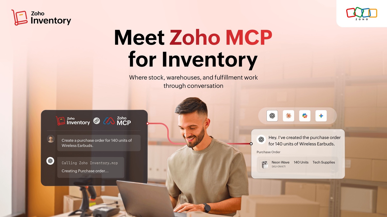 Meet Zoho Inventory MCP: Inventory operations that work through conversation