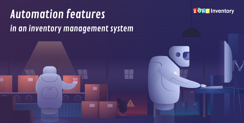 Automation features in an inventory management system