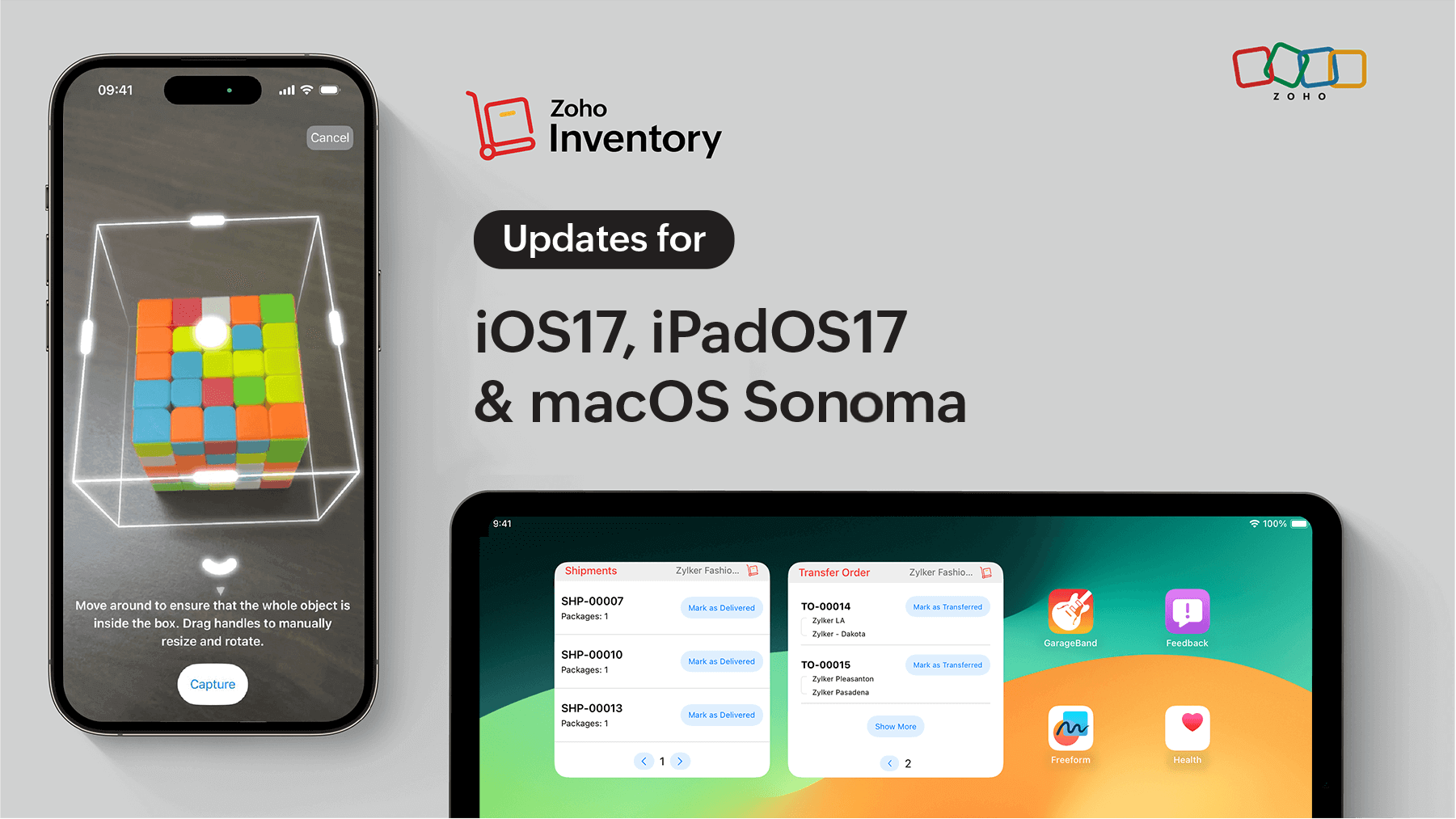 Unveiling Zoho Inventory Updates for iOS17, iPadOS17, and macOS Sonoma