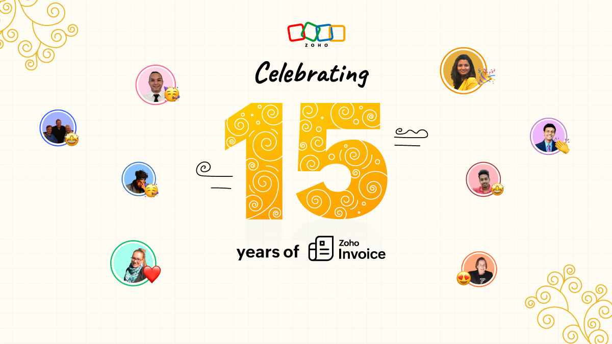 Zoho Invoice: Your most-trusted invoicing assistant turns 15