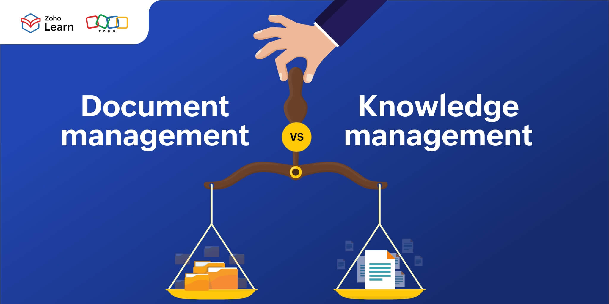 Knowledge management vs. document management