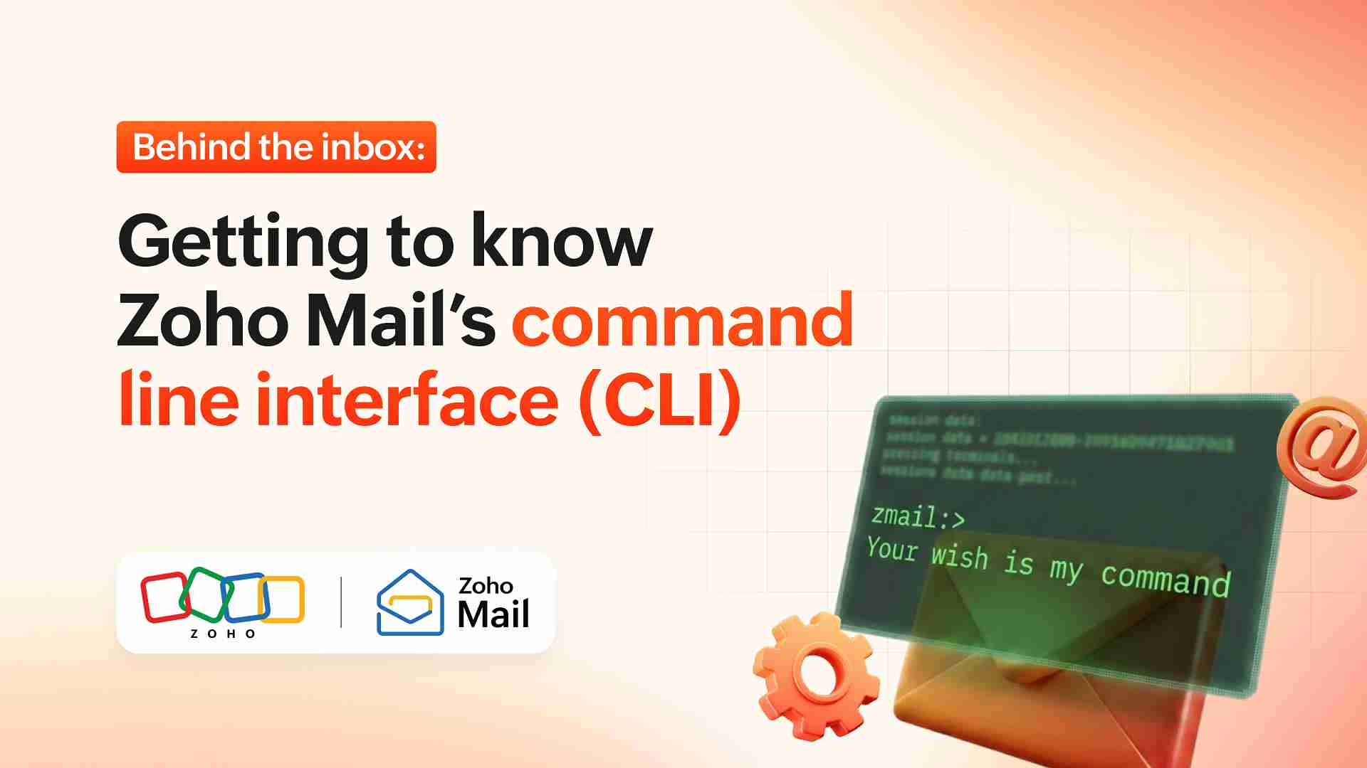 Behind the inbox: Getting to know Zoho Mail’s command line interface (CLI)