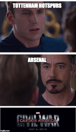 spurs arsenal