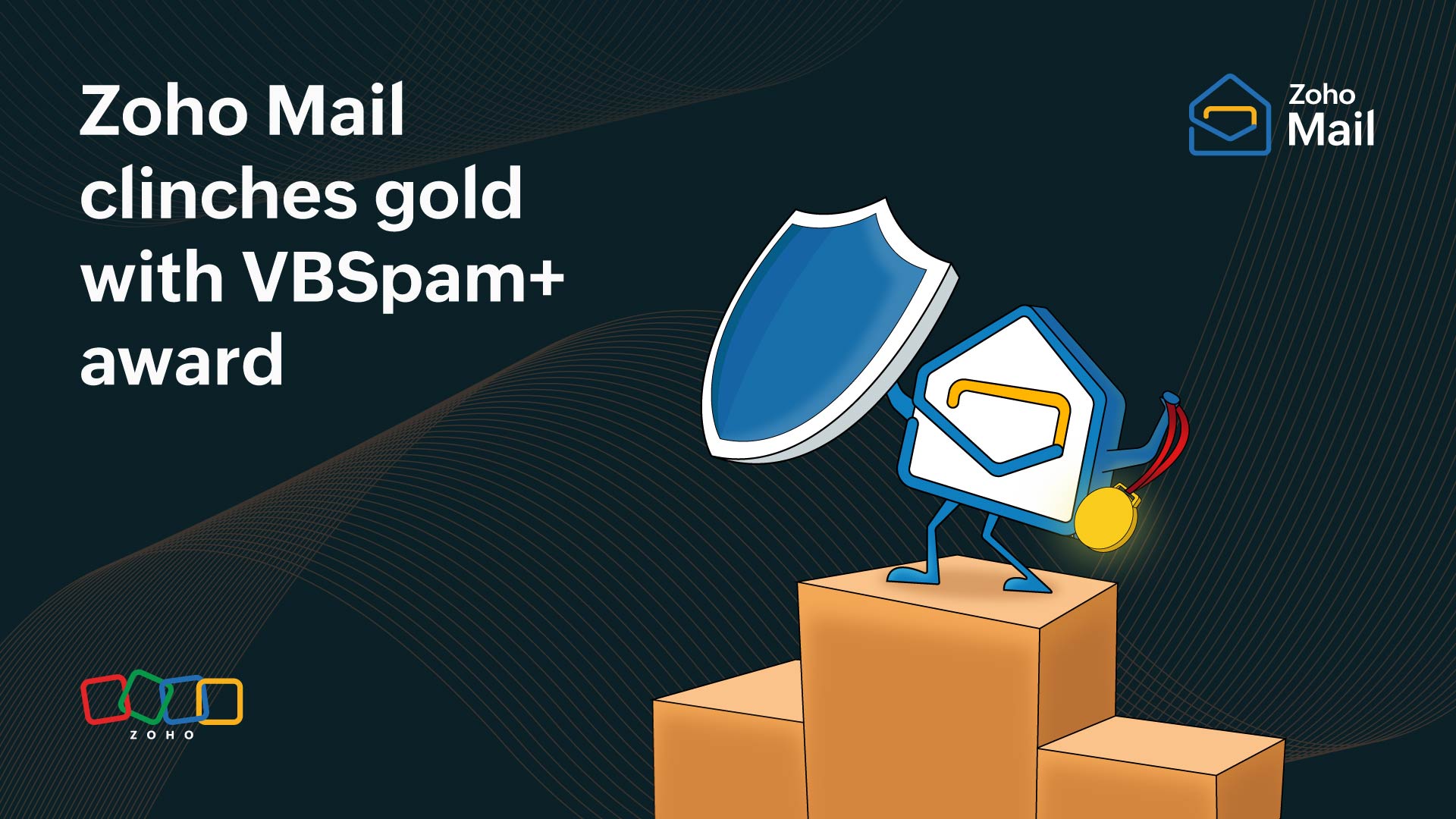 Zoho Mail clinches gold with VBSpam+ award: How you can armor up against spam