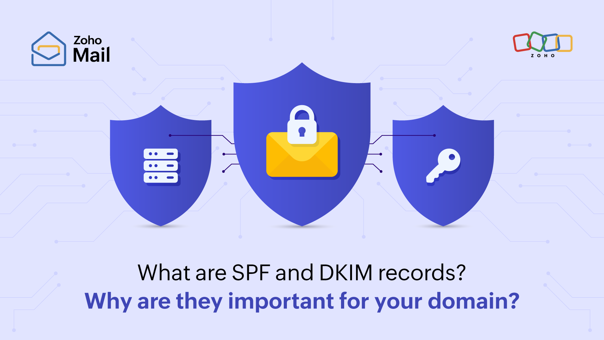 What are SPF and DKIM records?