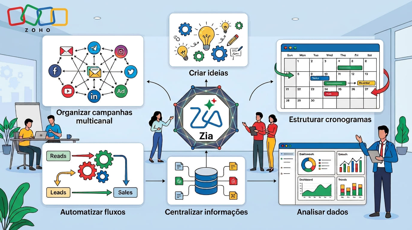 Melhores formas de usar um assistente de IA para marketing Melhores formas de usar um assistente de IA para marketing