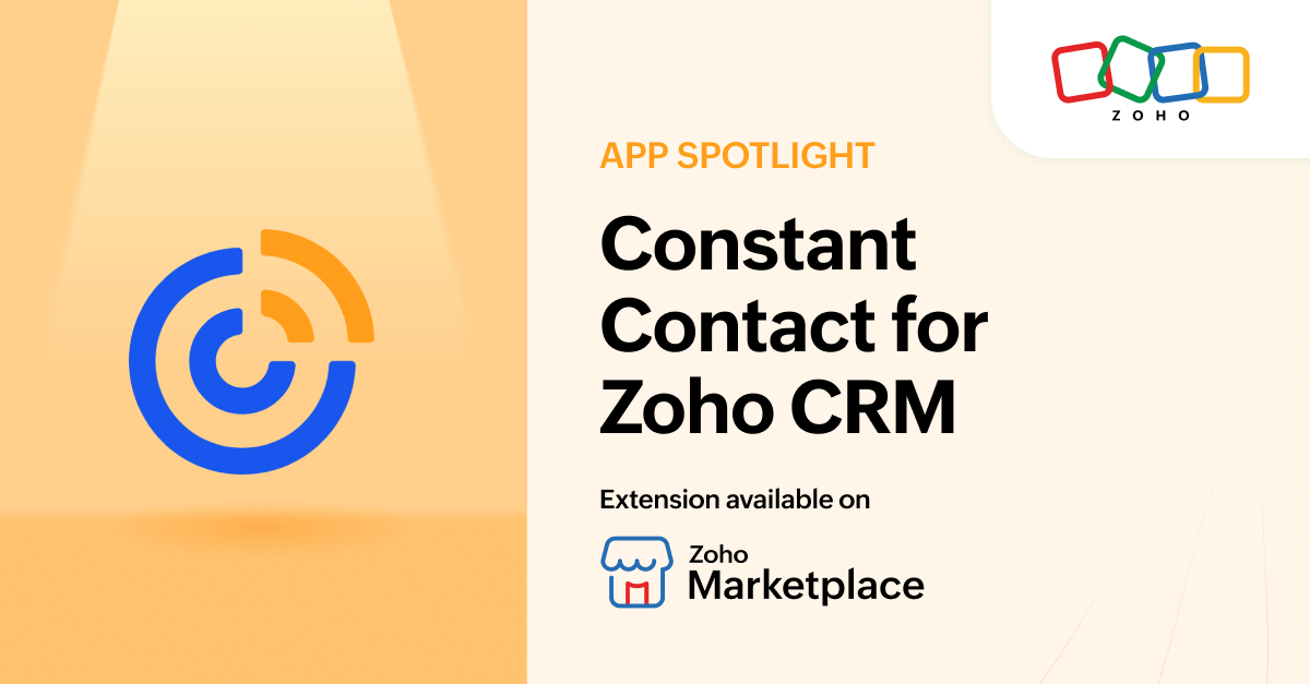 App Spotlight: Constant Contact for Zoho CRM