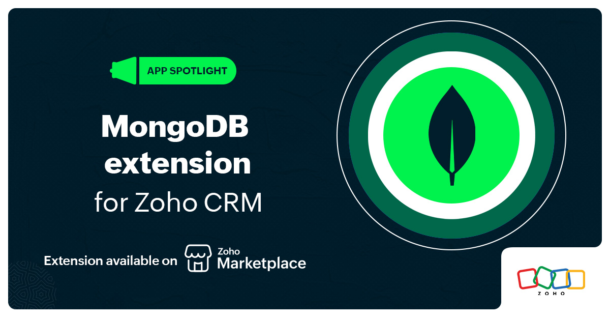 App Spotlight: MongoDB for Zoho CRM