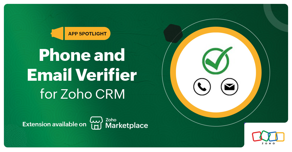 App Spotlight: Phone and Email Verifier for Zoho CRM