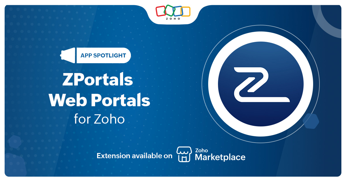 App Spotlight: ZPortals Web Portals for Zoho