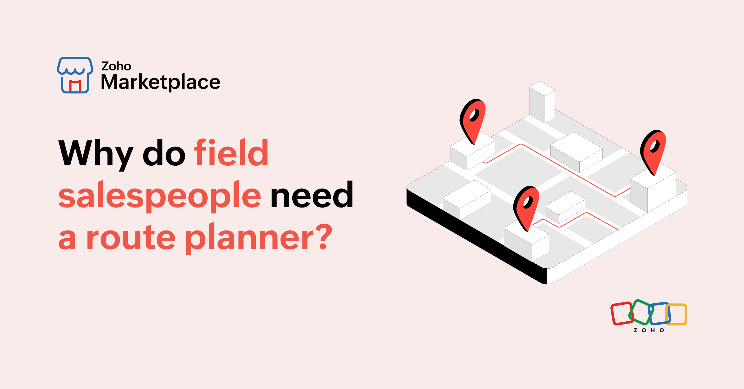 Why do field salespeople need a route planner?