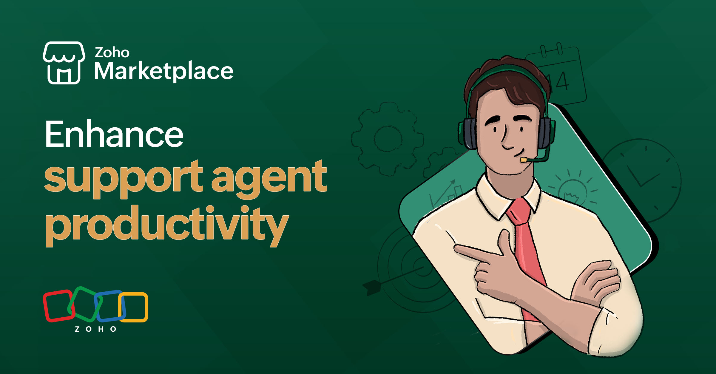 Enhance support agent productivity with Zoho Marketplace 