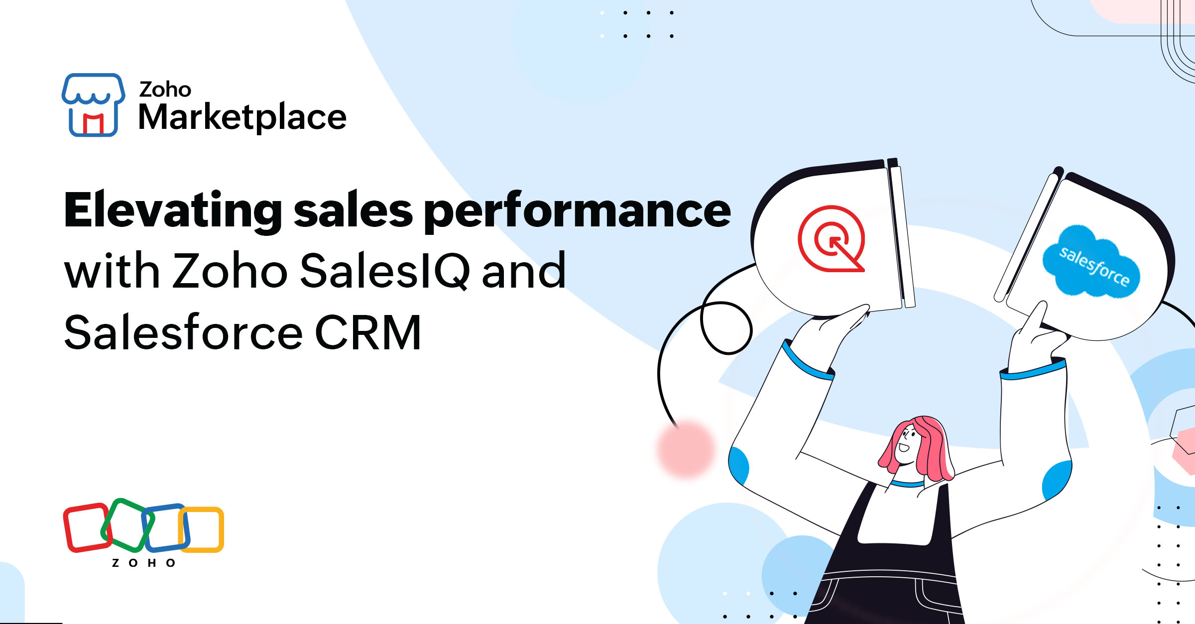 Elevating sales performance with Zoho SalesIQ and Salesforce CRM