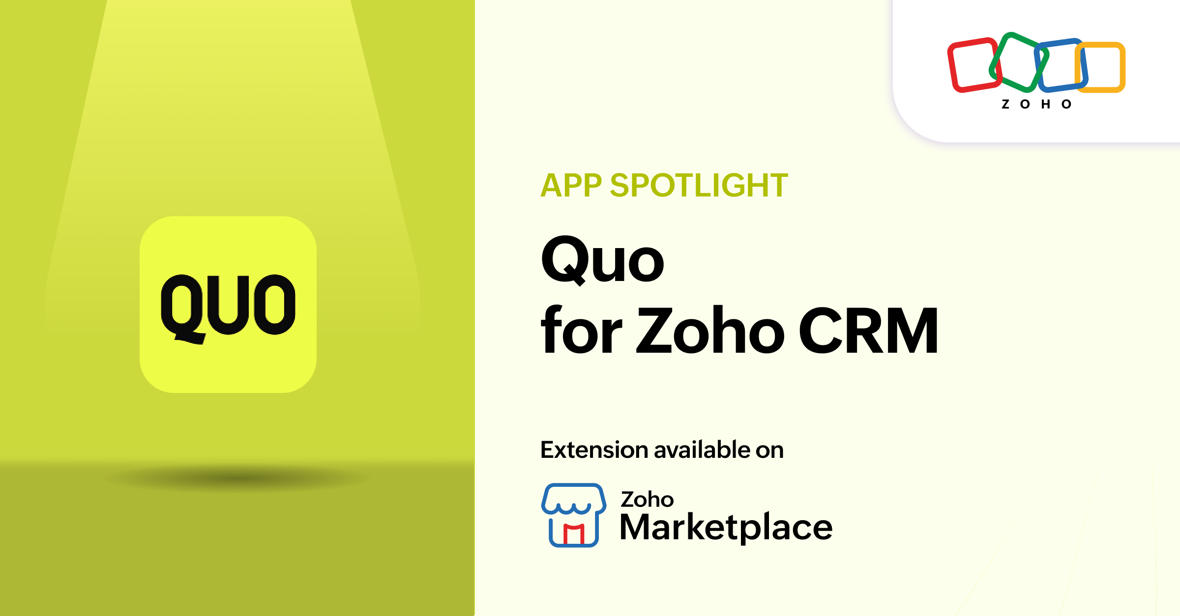 App Spotlight: Quo for Zoho CRM