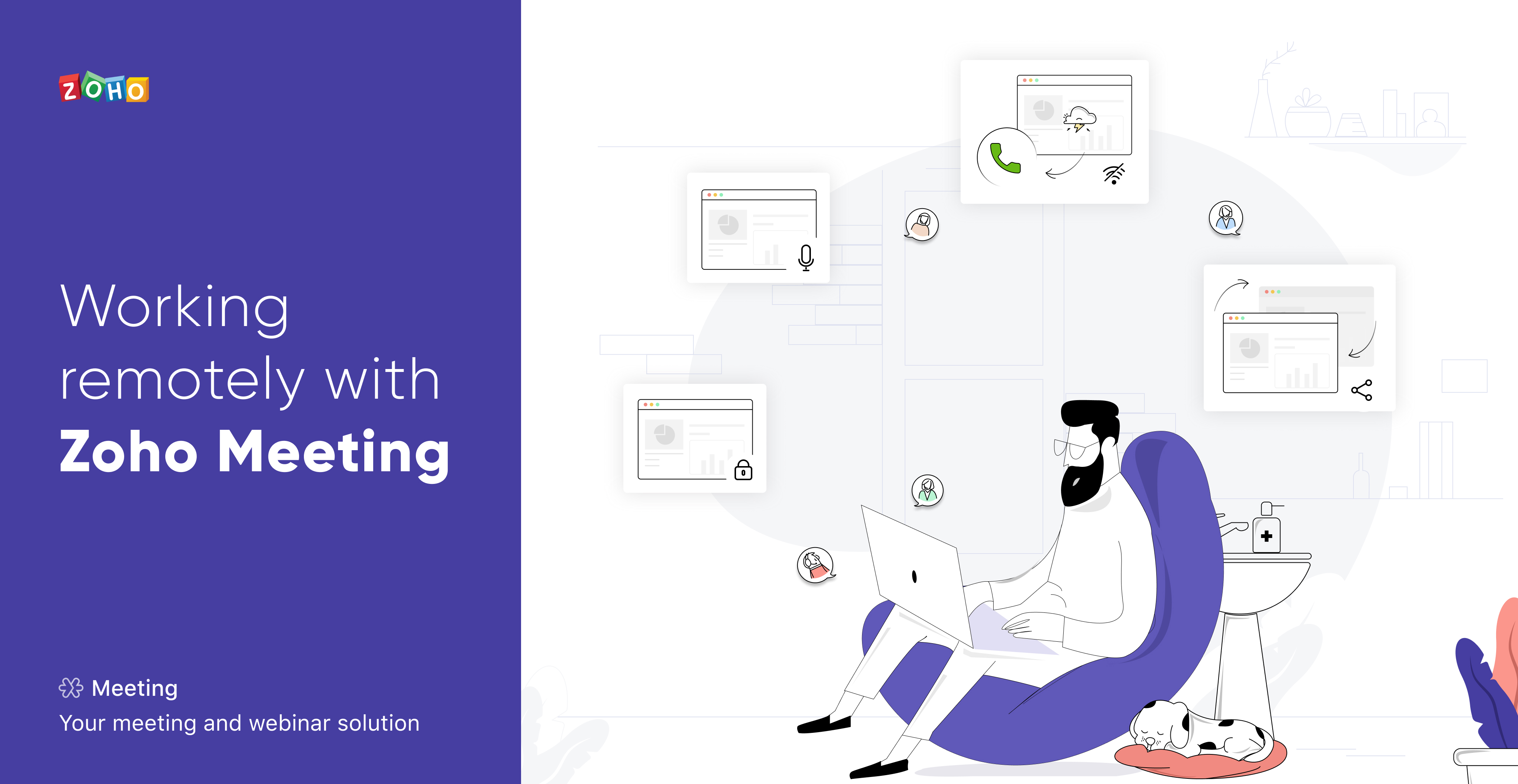 How Zoho Meeting can help you do remote work