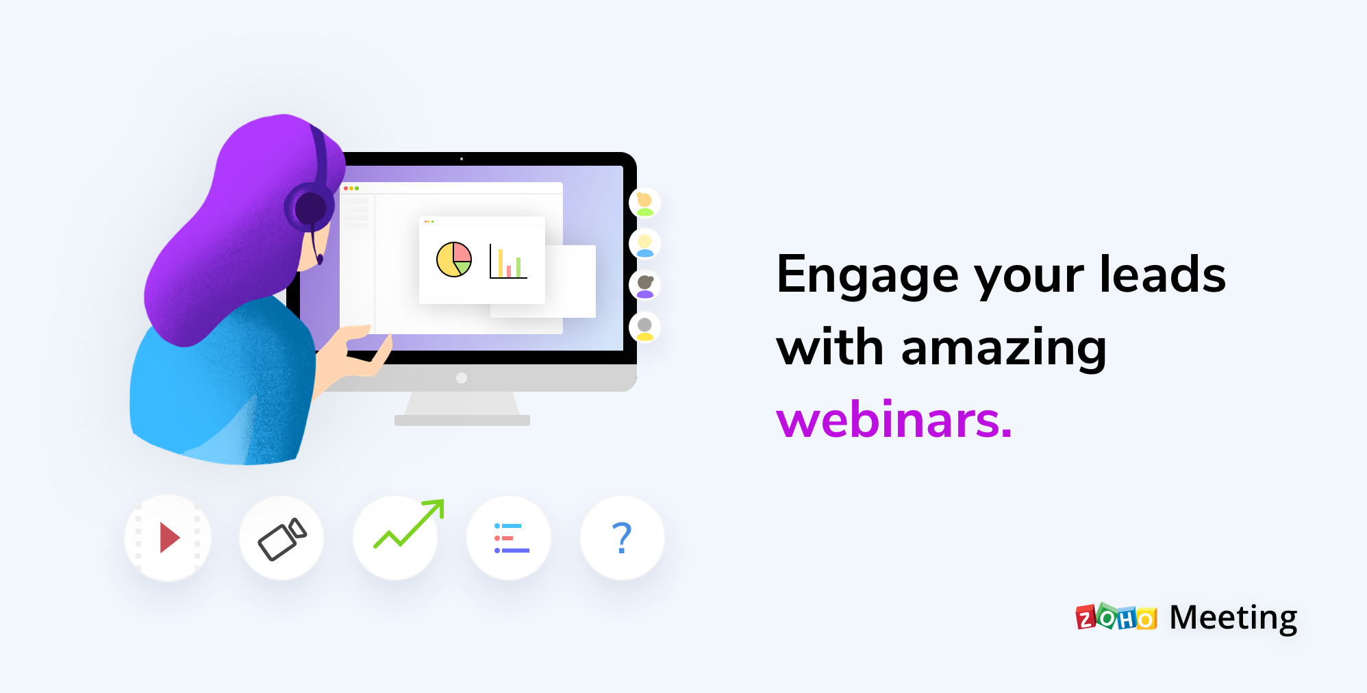 Introducing Webinars in Zoho Meeting