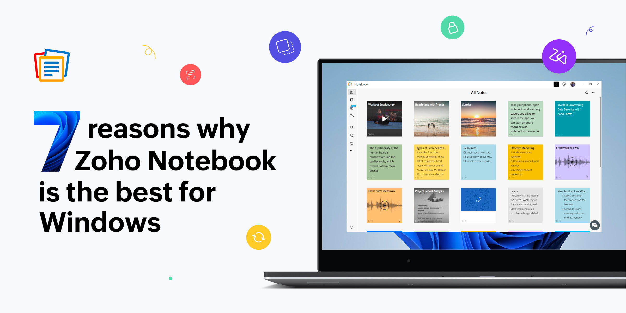 7 reasons why Zoho Notebook is the best notes app for Windows