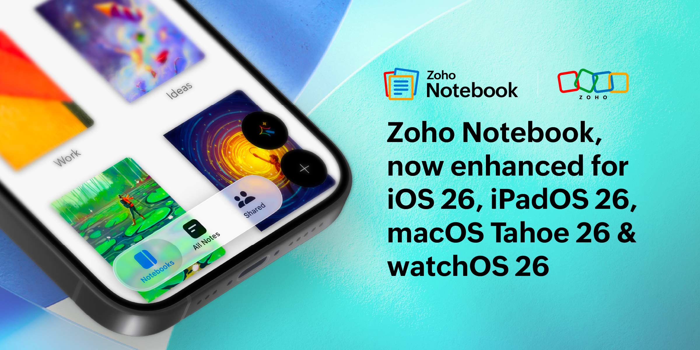 Zoho Notebook gets even better with Apple’s latest OS 26 updates!