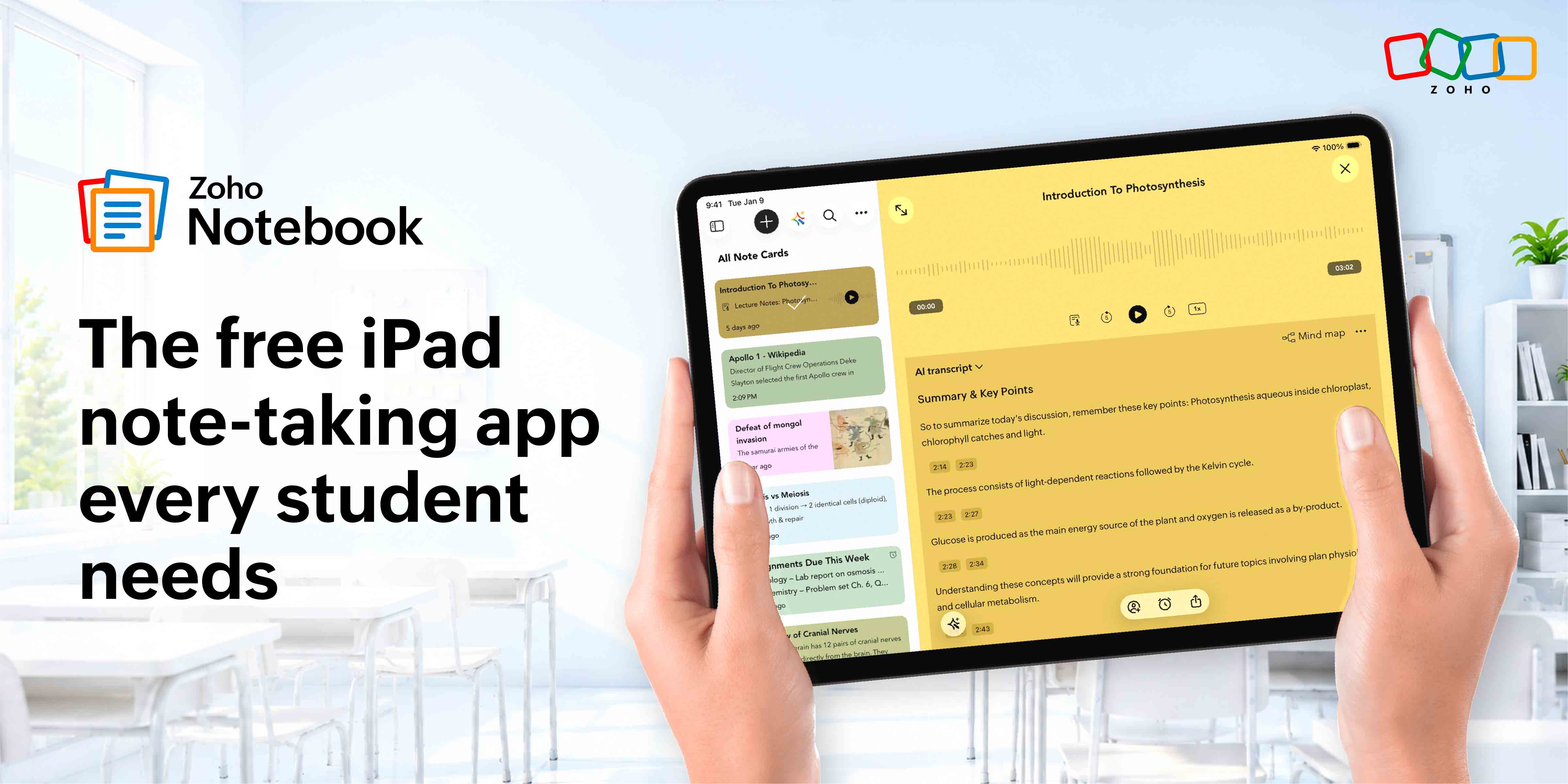 Zoho Notebook: The free iPad note-taking app every student needs 