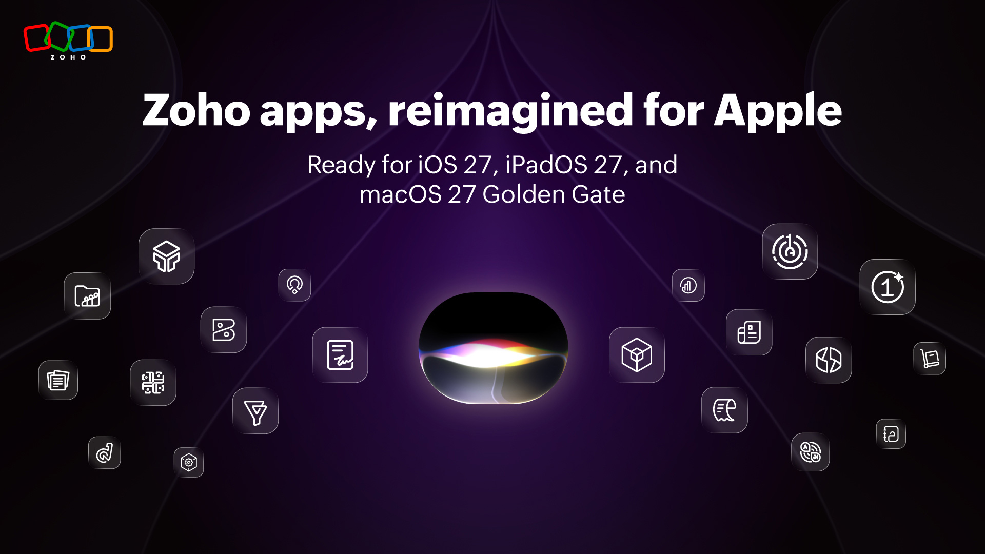 Zoho apps on Apple's latest: Here's everything new across iOS 27, iPadOS 27, and macOS 27 Golden Gate
