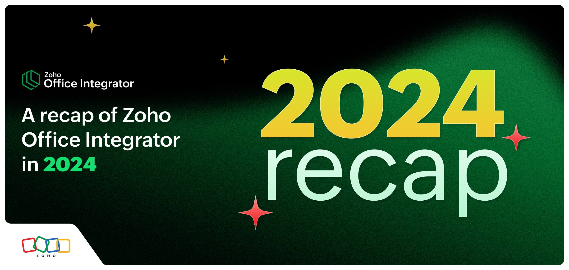 A recap of Zoho Office Integrator in 2024