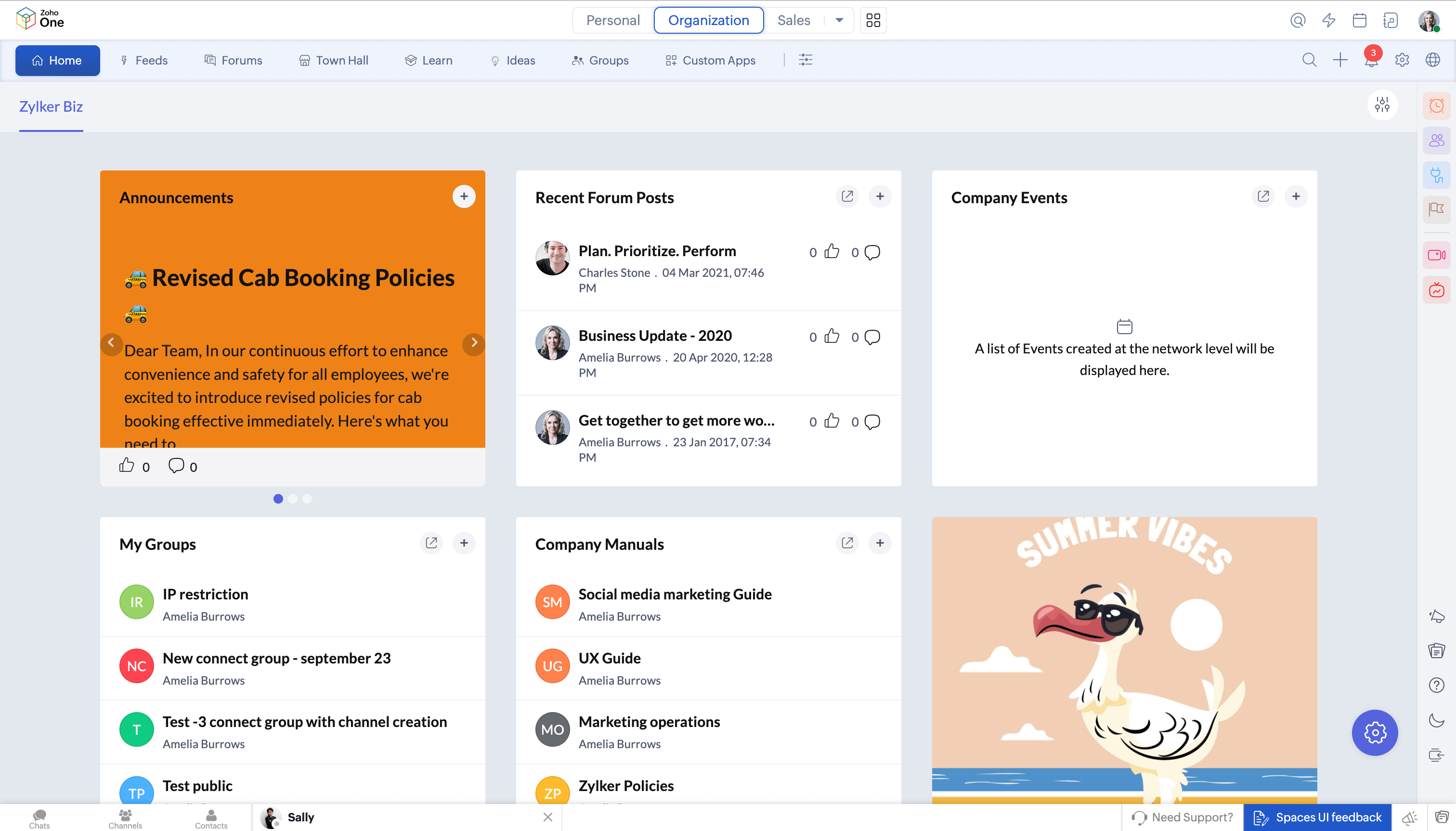 Organisational Space