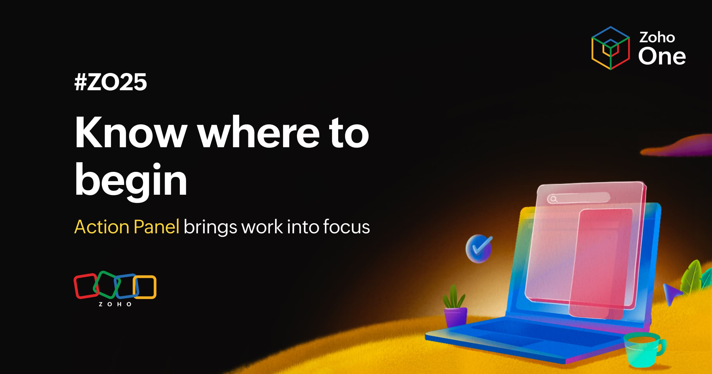 Zoho One Action Panel