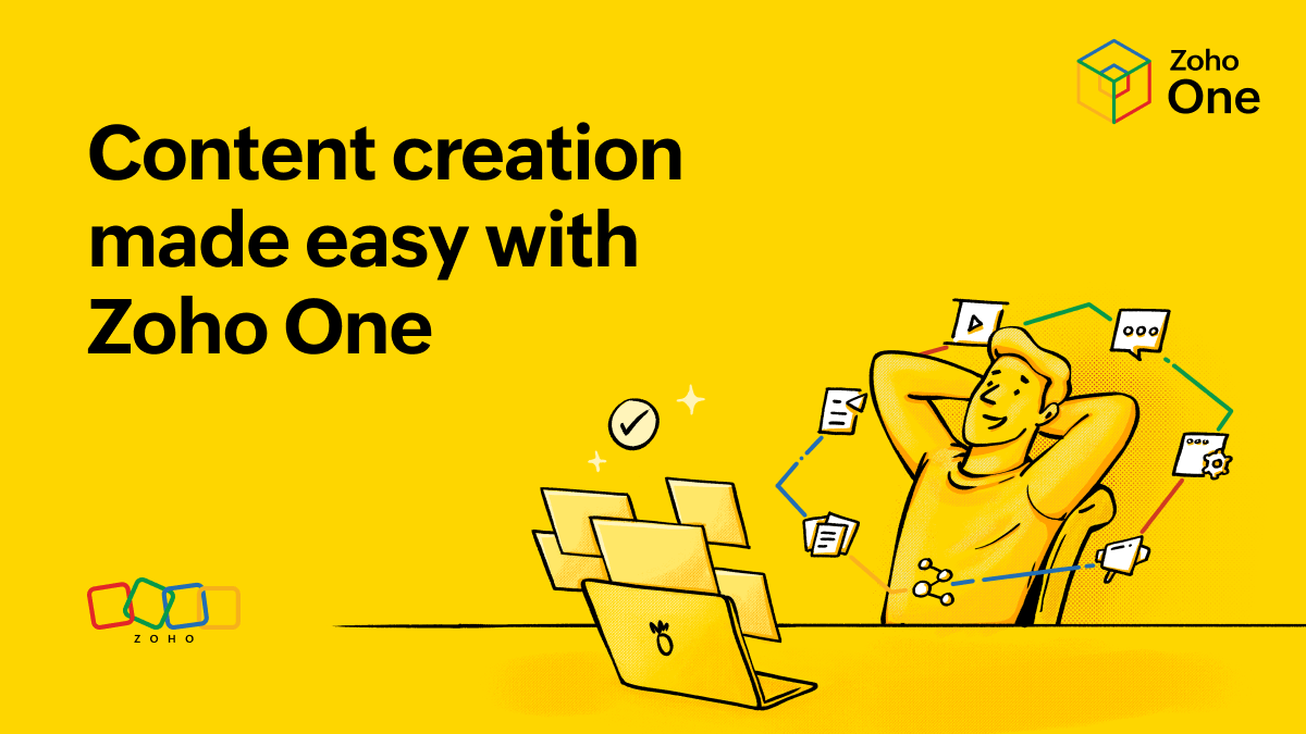 Content creation made easy with Zoho One