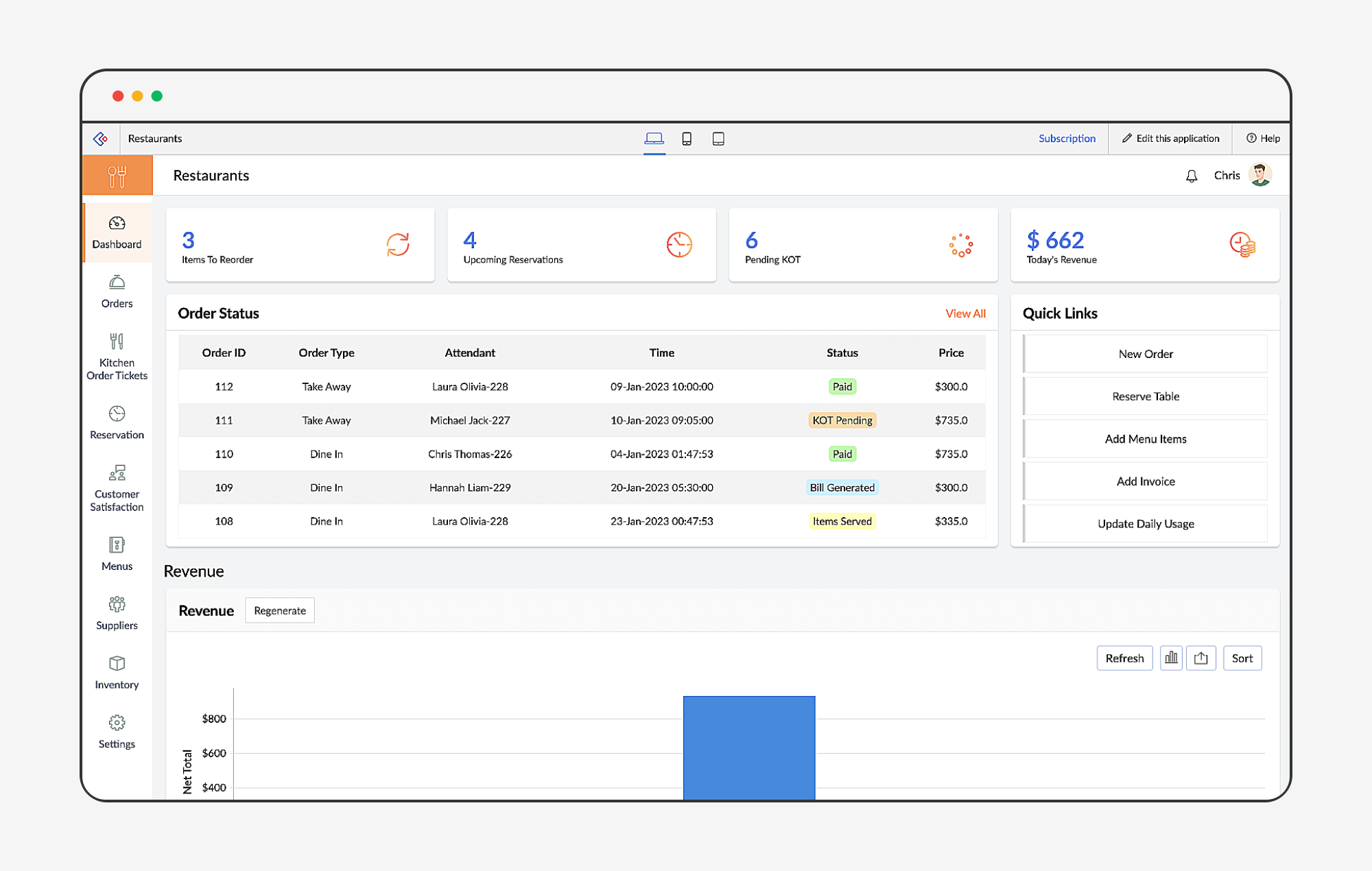 BI for operations Zoho Creator