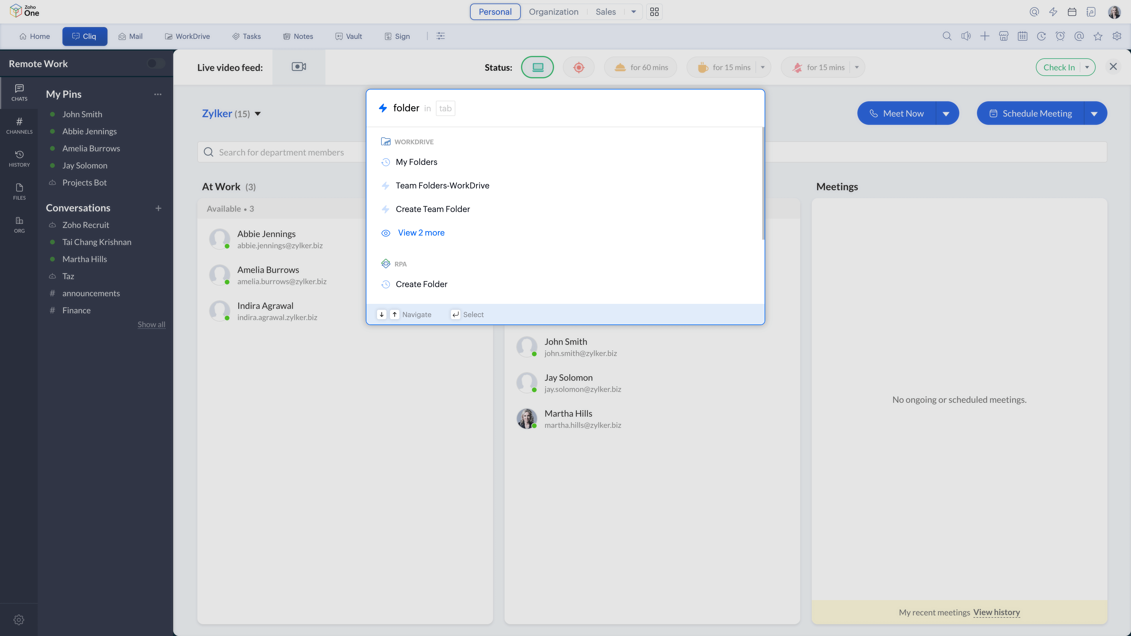 QuickNav Action Search QuickNav Action Search