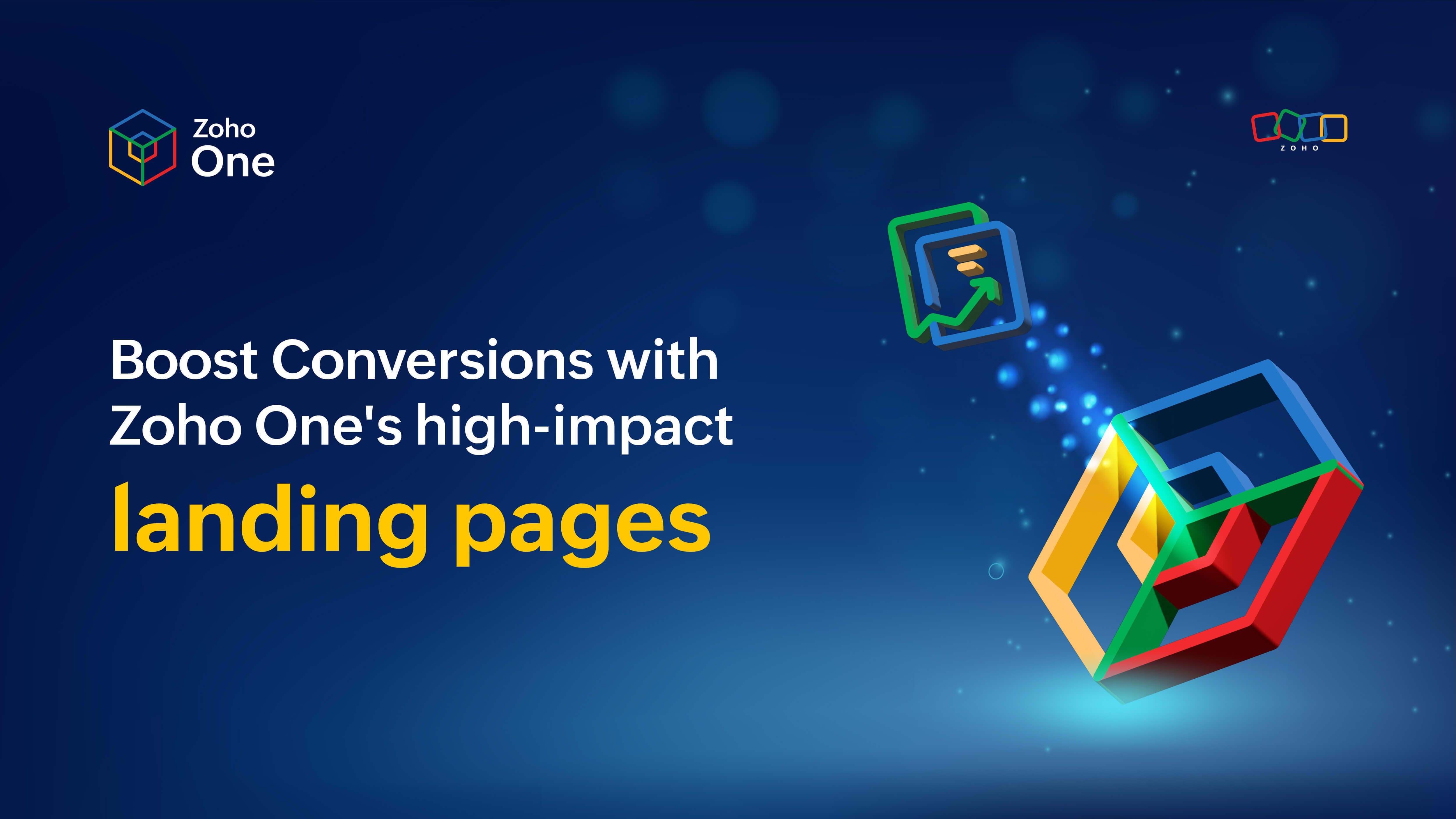 Boost Conversions with Zoho One's high-impact landing pages