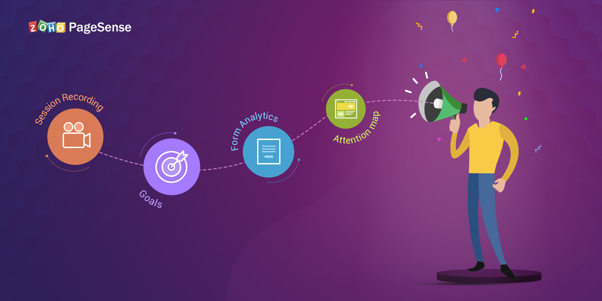 Announcing session recording, form analytics and goals in Zoho PageSense