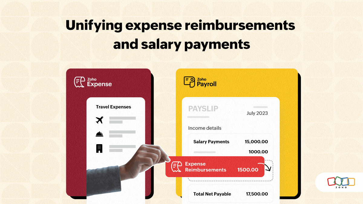 Simplifying your employee payments: Combine expense reimbursements and salary payments with Zoho