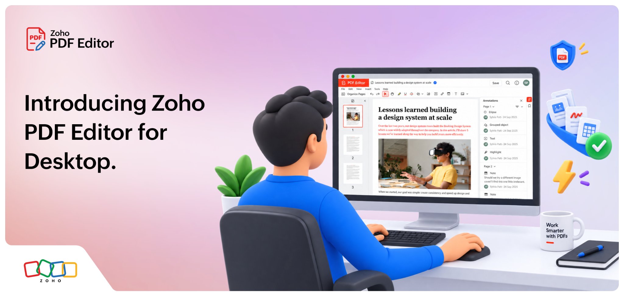 Introducing Zoho PDF Editor Desktop App for Windows, Mac, and Linux
