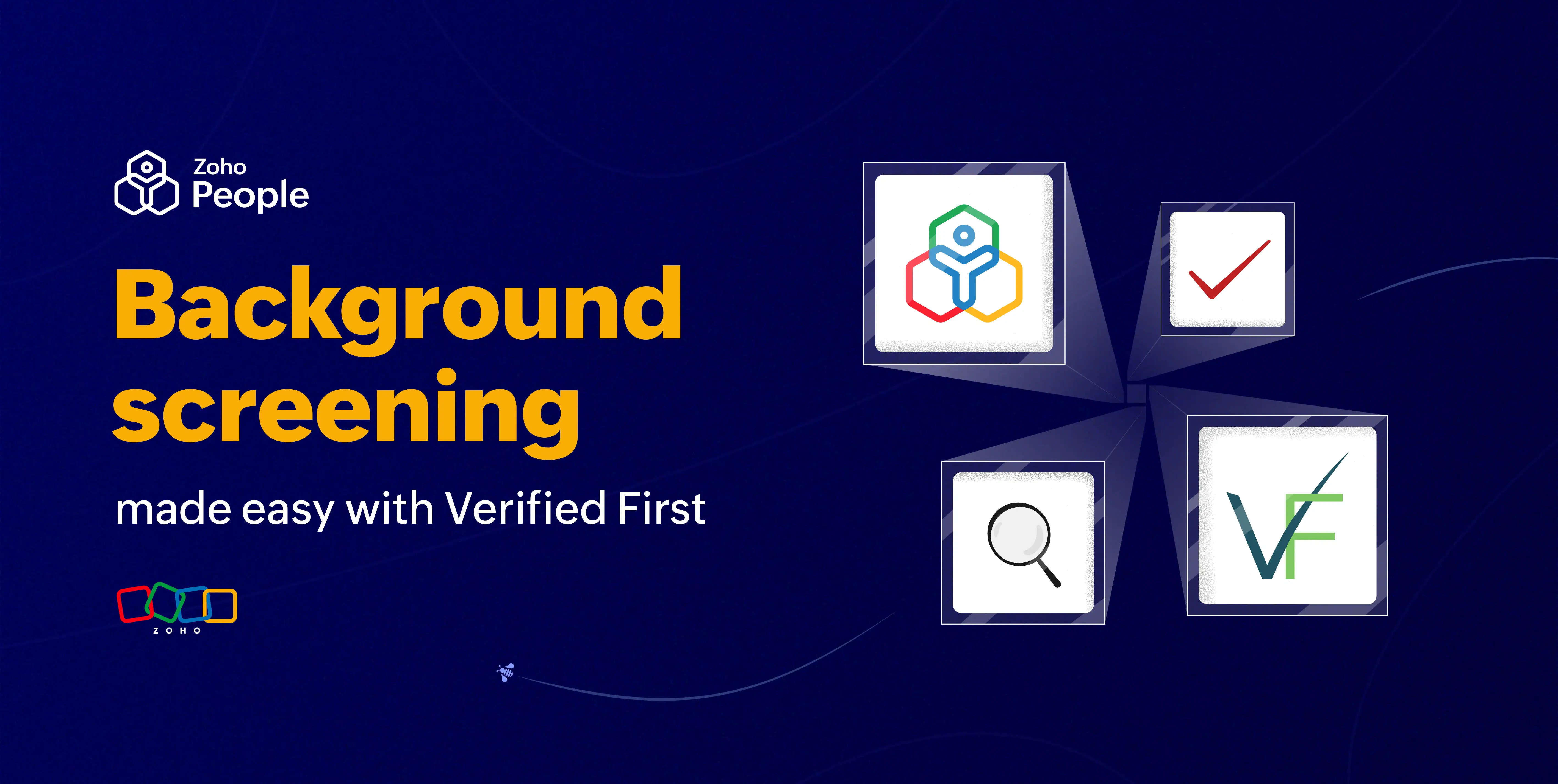 Zoho People integrates with Verified First to streamline background screening