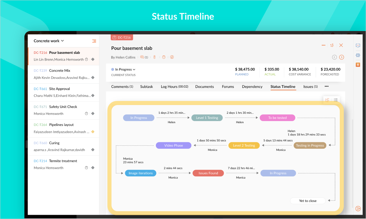 Zoho Projects Screenshot