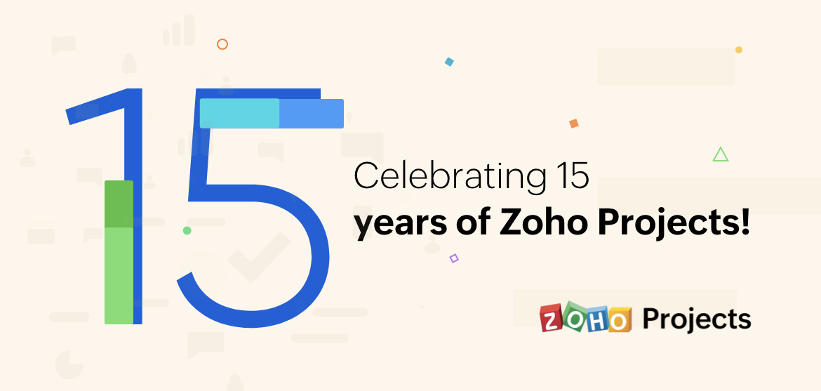 Celebrating 15 years of Zoho Projects!