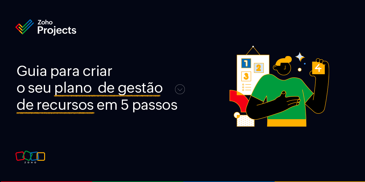 Guia para criar o seu plano de gestão de recursos em 5 passos