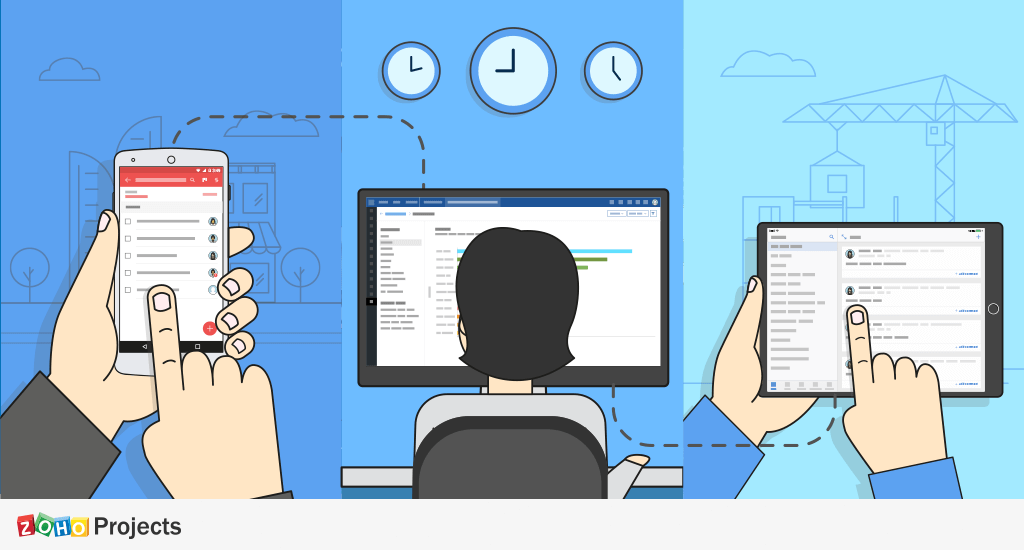 Zoho Projects now comes to iPads and Android tablets.