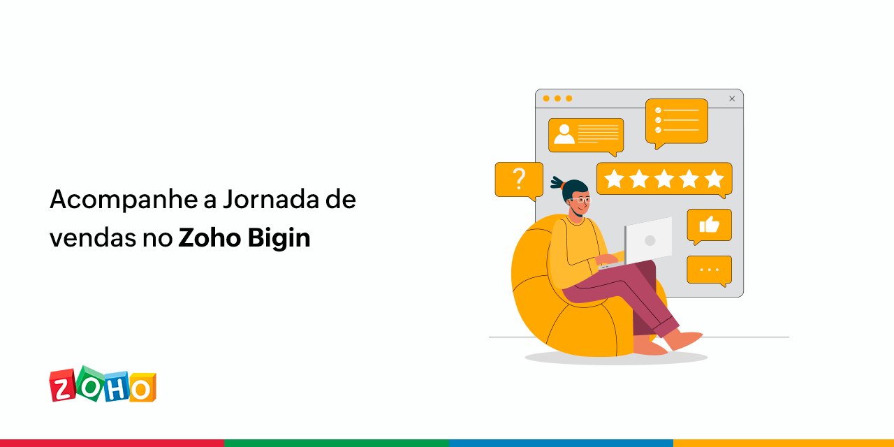 Acompanhe a Jornada de vendas no Zoho Bigin