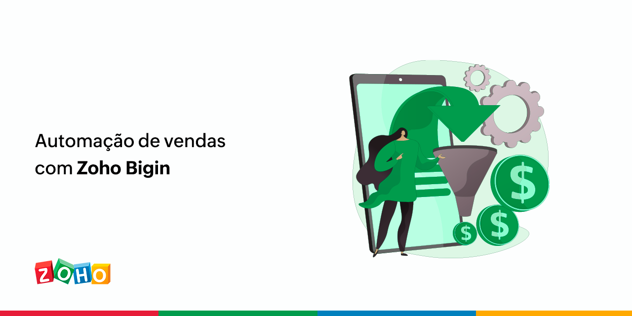 Automação de vendas com Zoho Bigin