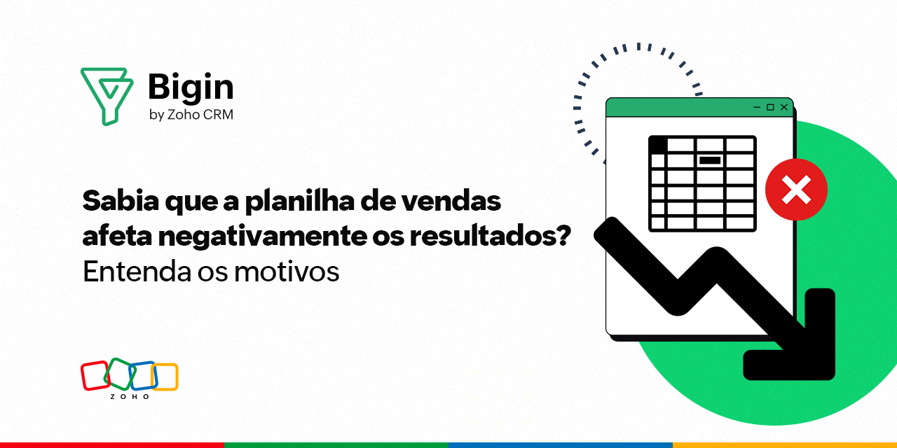 Sabia que a planilha de vendas afeta negativamente os resultados? Entenda os motivos 