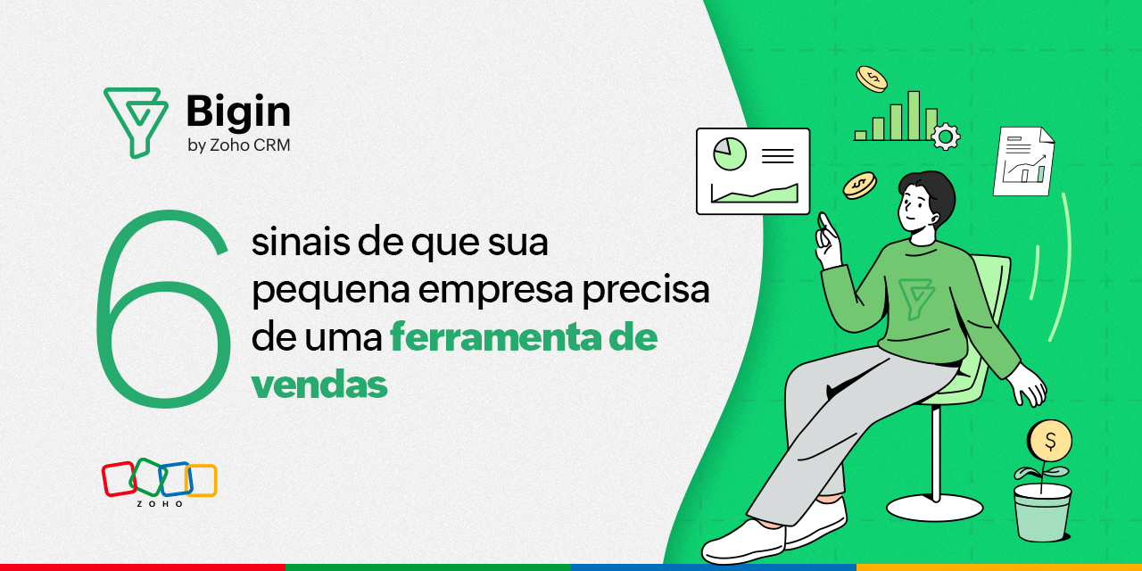 6 sinais de que a sua pequena empresa precisa de uma ferramenta de vendas