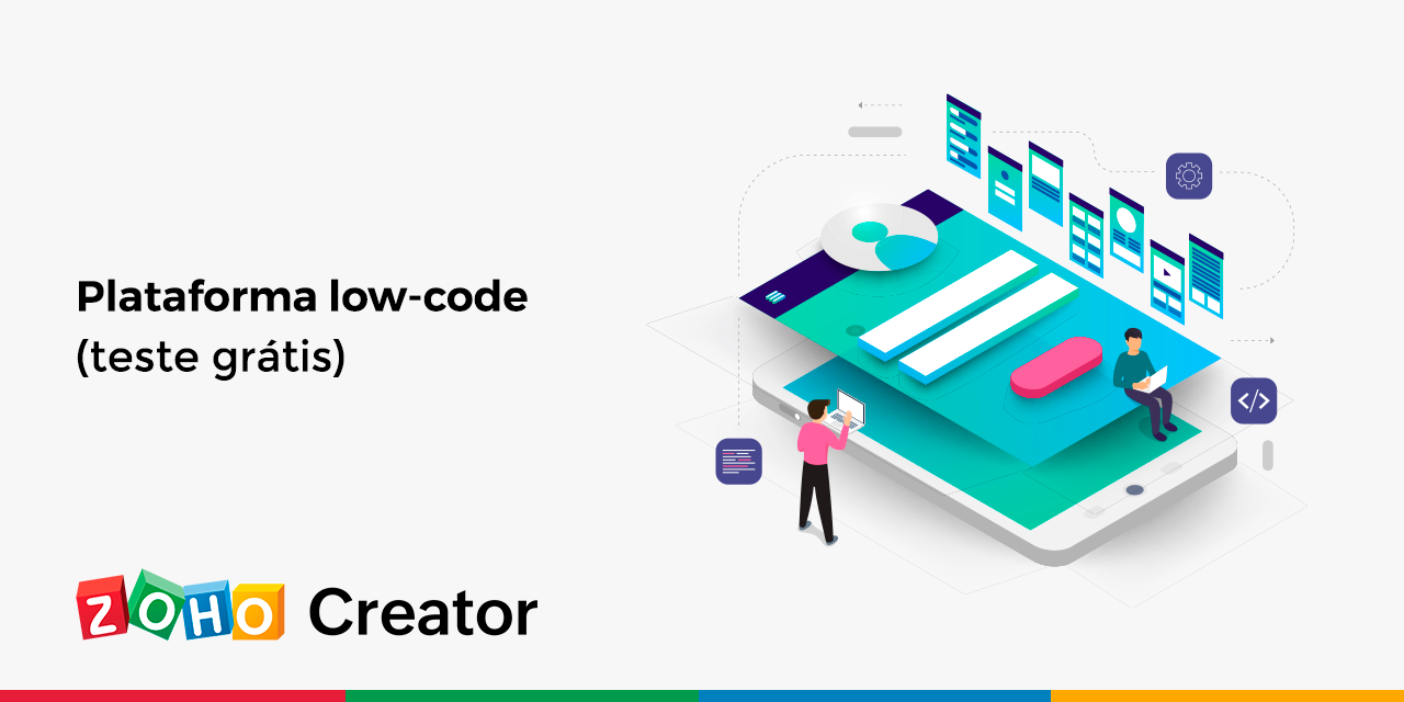 Plataforma low-code - teste grátis