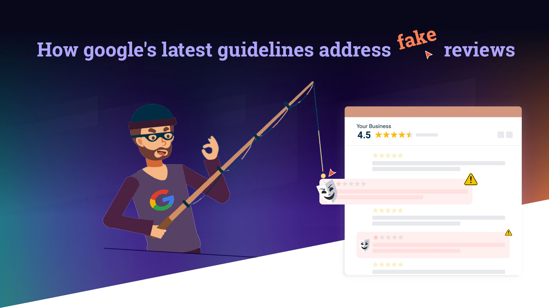 How Google's latest guidelines address fake reviews