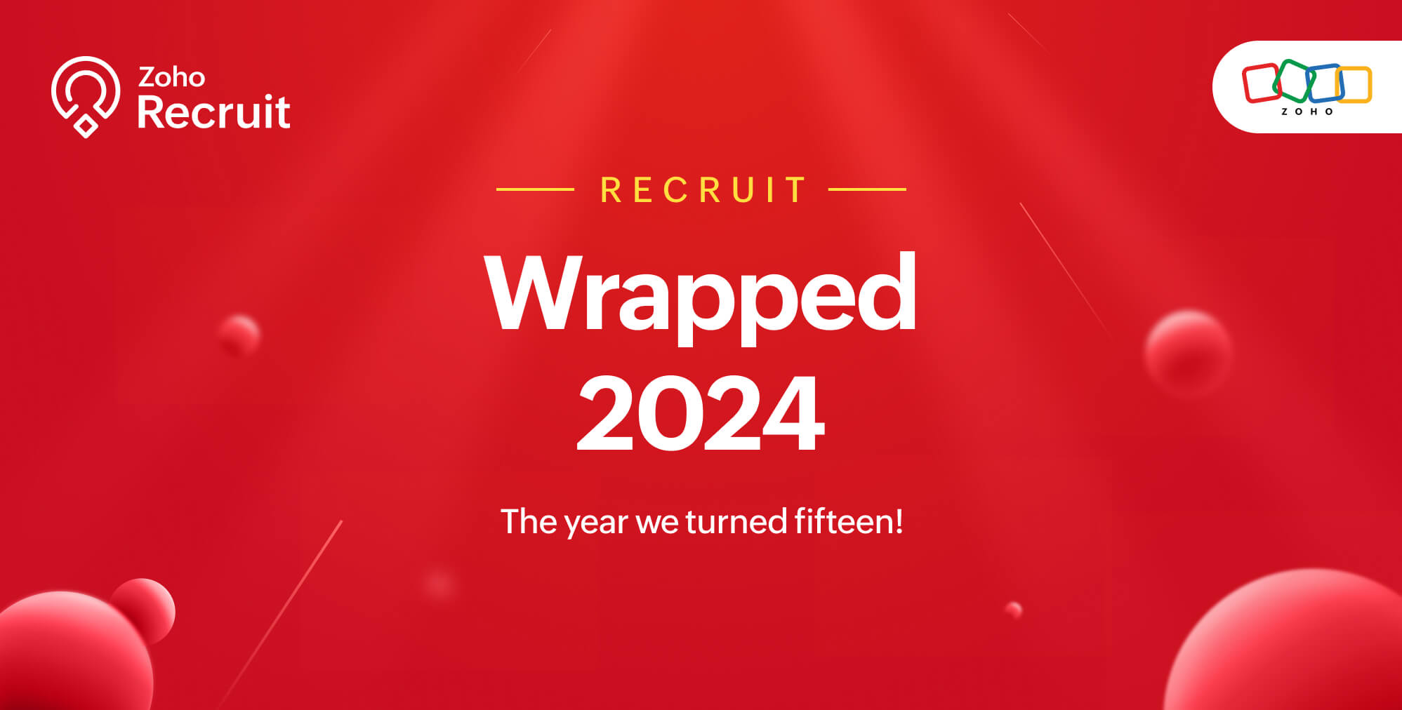 Recruit Wrapped 2024: The year we turned fifteen!