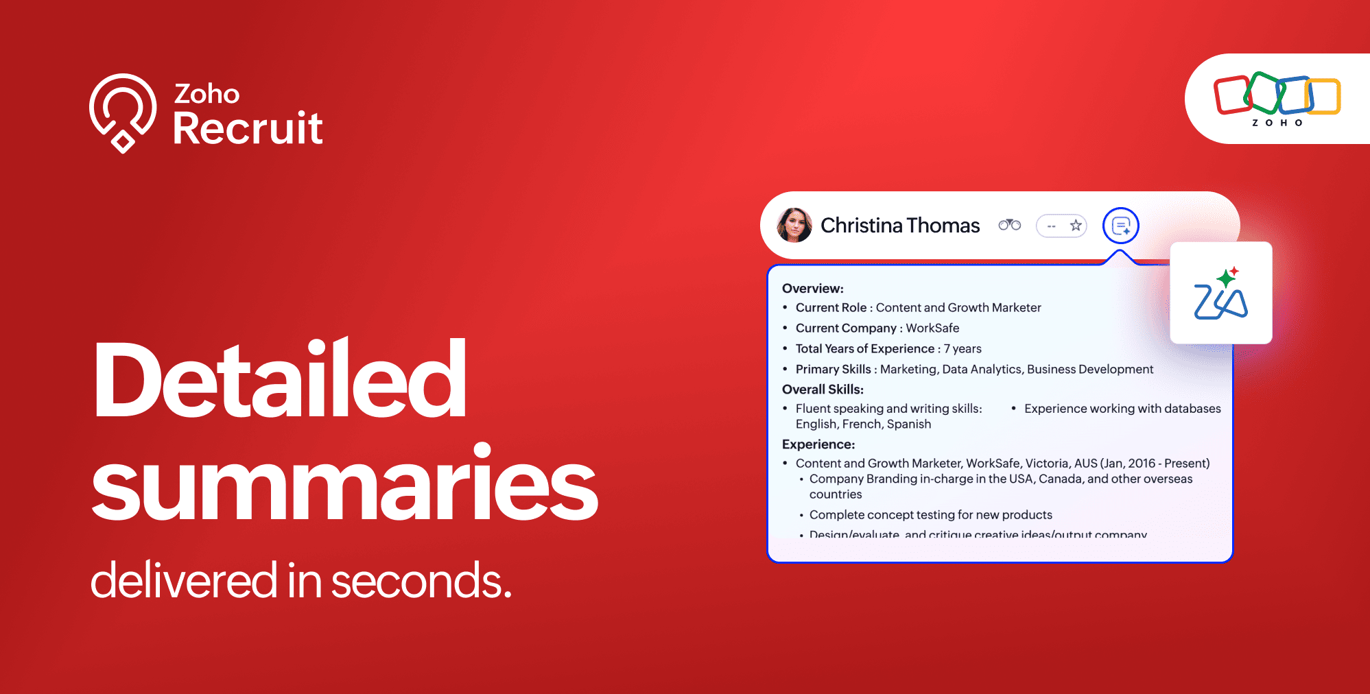 Profile_Summary_Zoho_Recruit